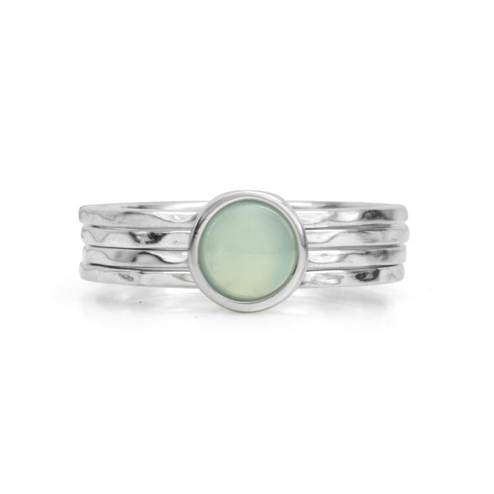 Still Ring - Blue Chalcedony | Magpie Jewellery