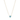 A vibrant heart shaped gemstone pendant on a dainty 14-karat gold chain. 