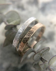 Textured Stacking Ring - Magpie Jewellery
