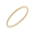 Twisted Skinny Ring - Magpie Jewellery