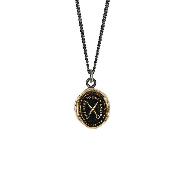 We Part To Meet Again Talisman Bronze | Magpie Jewellery