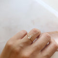 White Topaz & Diamond Ring - Magpie Jewellery