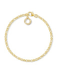 Fine Link Charm Bracelet - Gold Vermeil - Magpie Jewellery