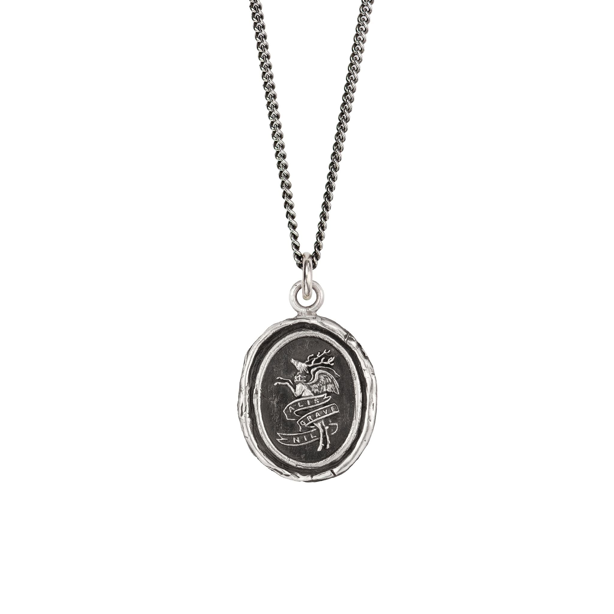 Nothing is Heavy Silver Talisman | Magpie Jewellery