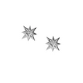 Icon Starburst Studs - Sapphires & Silver - Magpie Jewellery