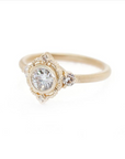 Venise Frame Ring, Featuring Old European Cut Diamond .44ct - Magpie Jewellery