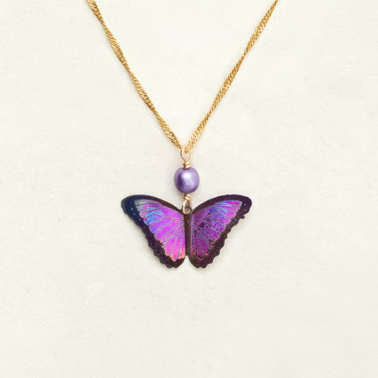 Bindi Butterfly Pendant Necklace - Magpie Jewellery