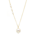 Baroque Pearl Drop Pendant Necklace - Magpie Jewellery