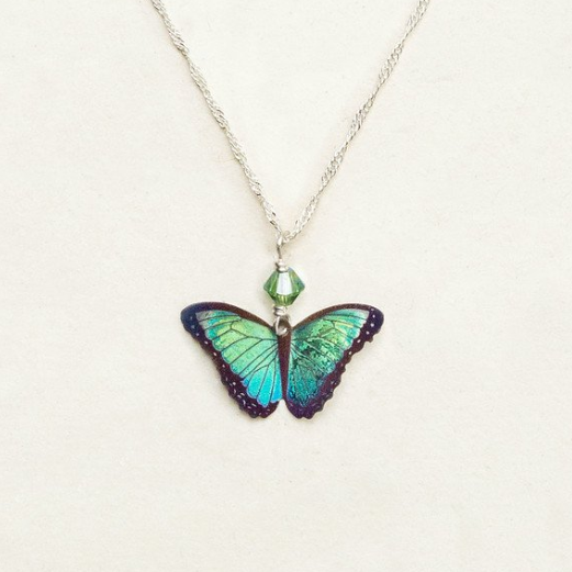 Bindi Butterfly Pendant Necklace - Magpie Jewellery