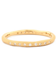 Gold Wavy Stardust Band - Magpie Jewellery