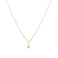 Gold Star of David Diamond Necklace - Magpie Jewellery