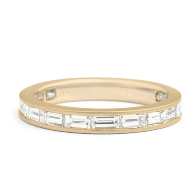 Baguette Diamond Band - Magpie Jewellery