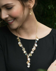 Margo Necklace, Blush/Neutral - Magpie Jewellery