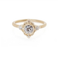 Venise Frame Ring, Featuring Old European Cut Diamond .44ct - Magpie Jewellery