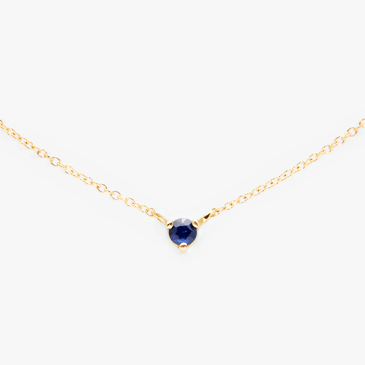 Blue Sapphire Birthstone Necklace | Magpie Jewellery