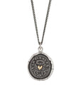 True Self 14k Gold on Silver Talisman - Magpie Jewellery