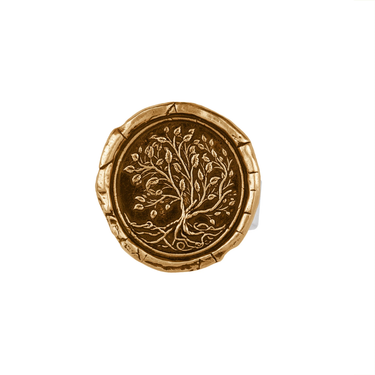 Bronze Tree of Life Talisman Ring | Magpie Jewellery