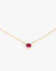 Ruby Birthstone Necklace | Magpie Jewellery