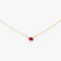 Ruby Birthstone Necklace | Magpie Jewellery