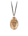 With Every Breath I Let Go Affirmation Talisman | Magpie Jewellery