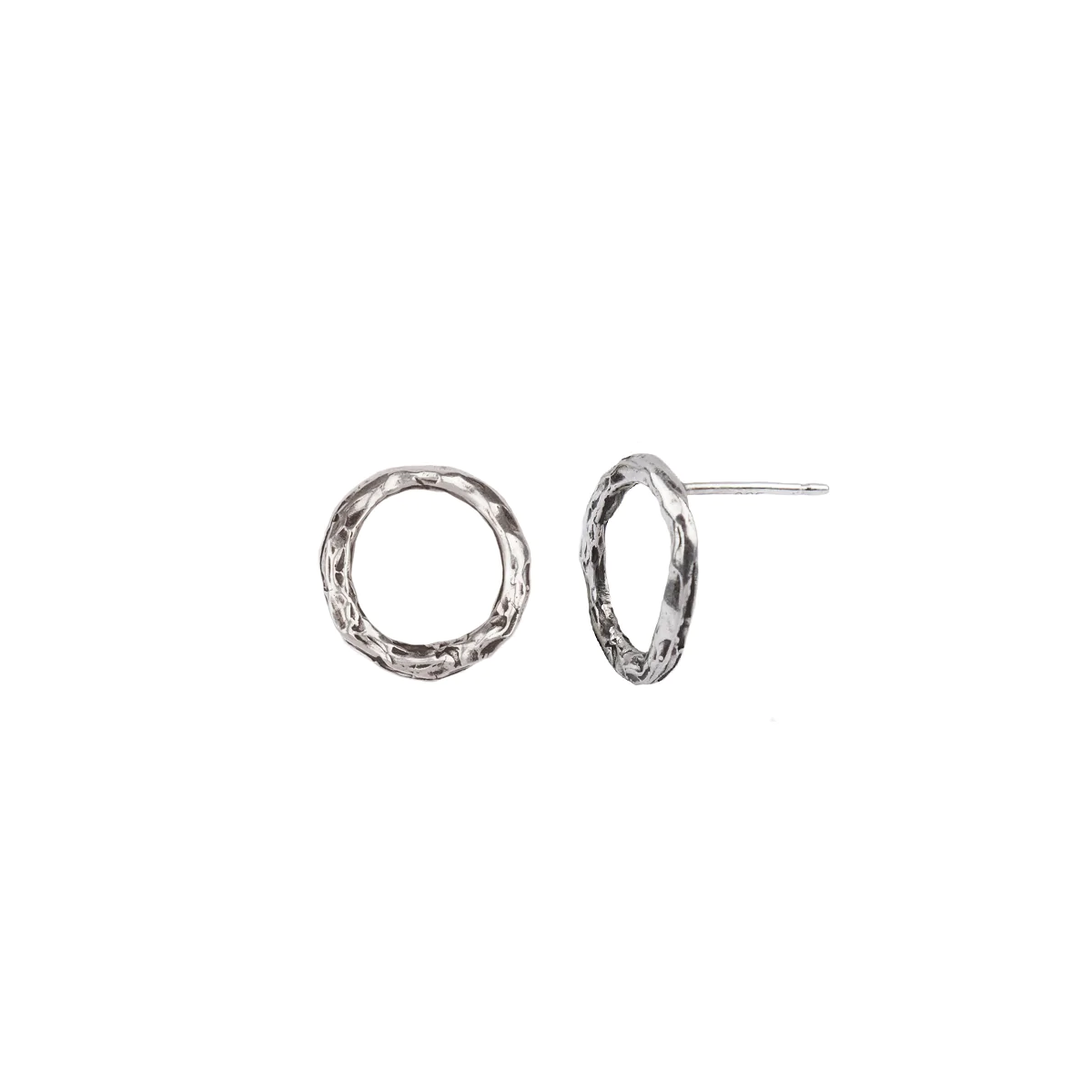 Extra Small Open Circle Studs | Magpie Jewellery 