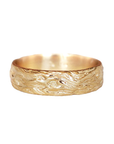 14k Tree Bark Band - Magpie Jewellery