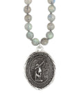 Beaded Sautoir Artemis Goddess Talisman - Magpie Jewellery