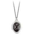 Sterling Silver Luck & Protection Locket | Magpie Jewellery