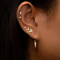 Icon Star Earring Studs - Gold - Magpie Jewellery