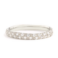 Narrow Pavé Diamond Band - Magpie Jewellery