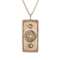 The Hanged One Tarot Card Necklace - Magpie Jewellery