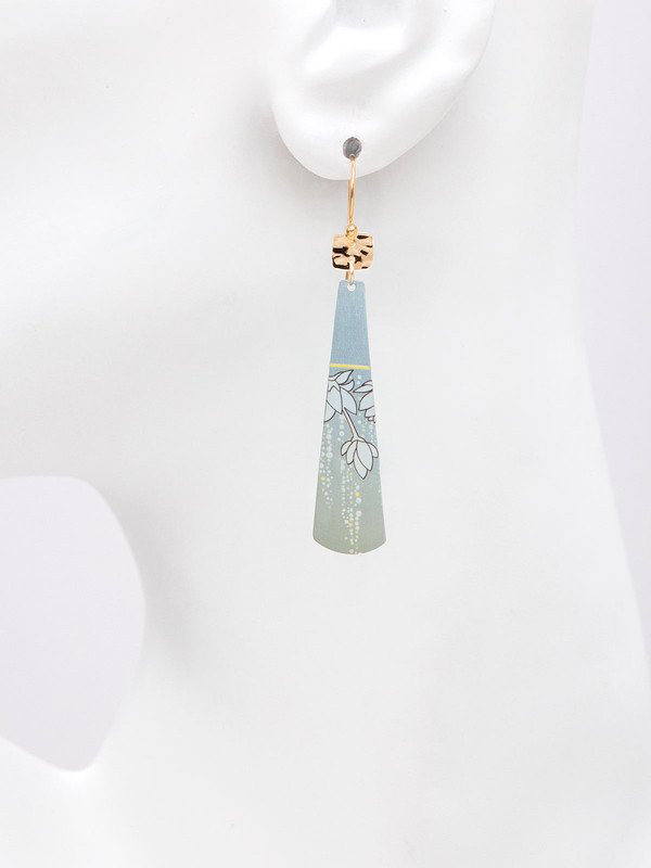 &#39;Tula&#39; Sage Earrings - Magpie Jewellery