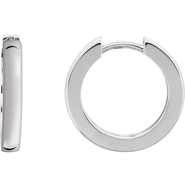 18mm Huggie Hoops - Magpie Jewellery