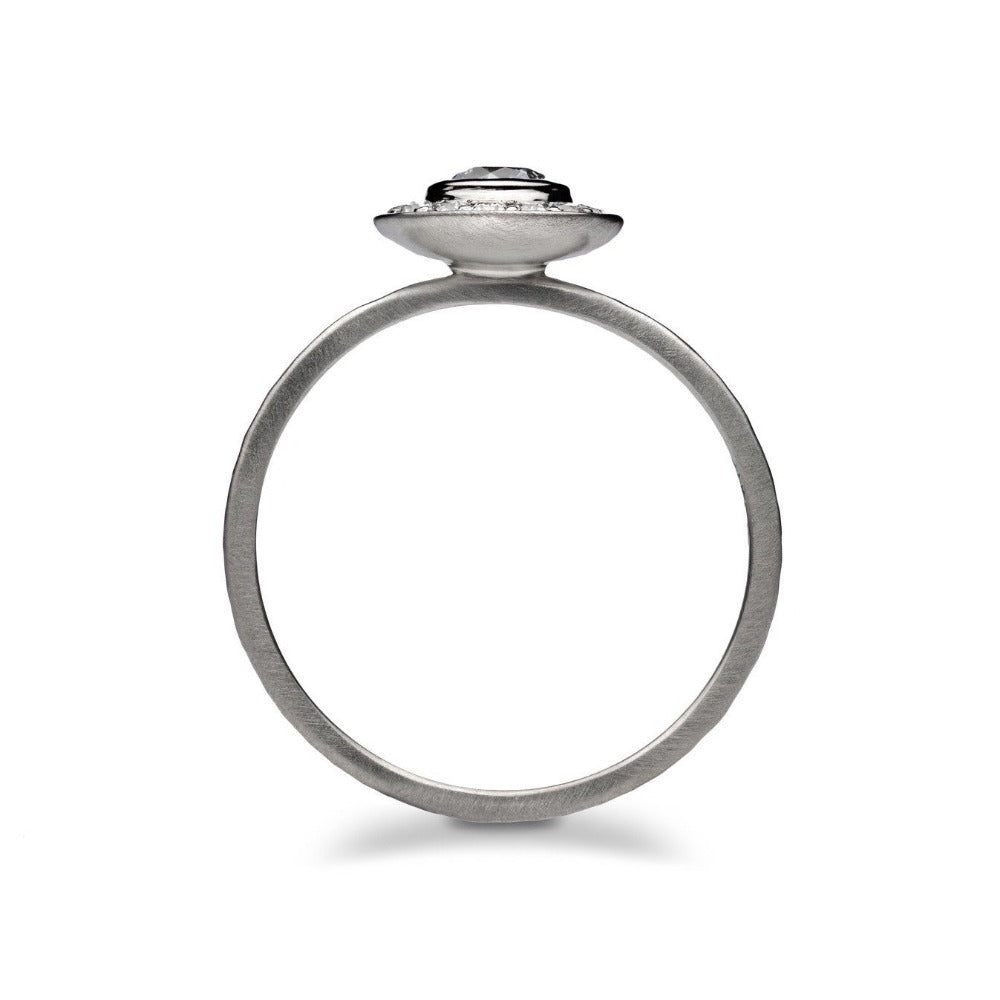 Classic Halo Diamond Engagement Ring - Magpie Jewellery