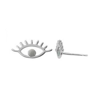 Matte Finish Eye Stud - Magpie Jewellery