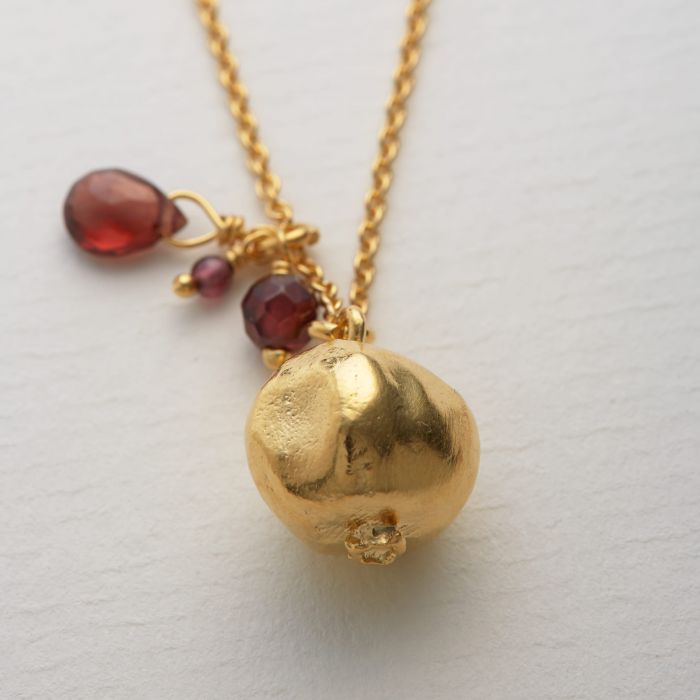 Pomegranate and Garnet Necklace | Magpie Jewellery