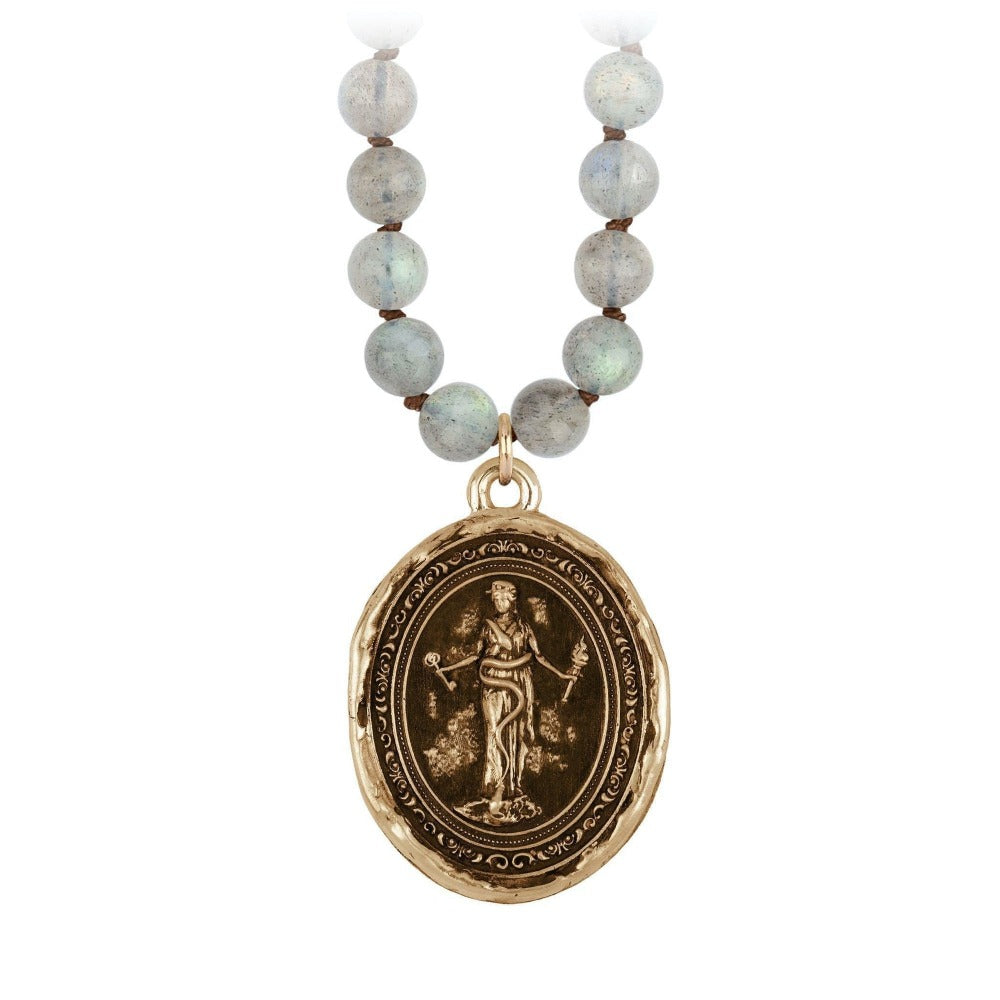 Beaded Sautoir Hecate Goddess Talisman - Magpie Jewellery