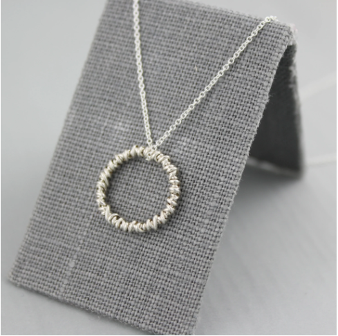 Sterling Silver The Circle Necklace | Magpie Jewellery