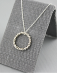 Sterling Silver The Circle Necklace | Magpie Jewellery