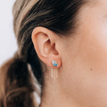 Deux Carré Fringe Earring | Magpie Jewellery