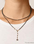 Obsidian Bead Wrap Bracelet - Magpie Jewellery