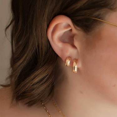 Olivia Hoop Earrings | Magpie Jewellery