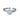 14kt white gold ring with a round brilliant diamond with a halo of diamonds and a textured finish
