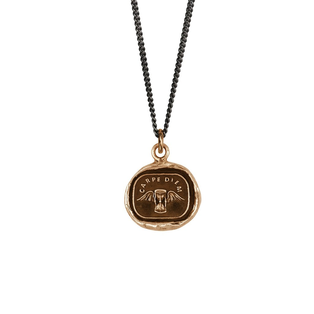 Carpe Diem Talisman Bronze | Magpie Jewellery