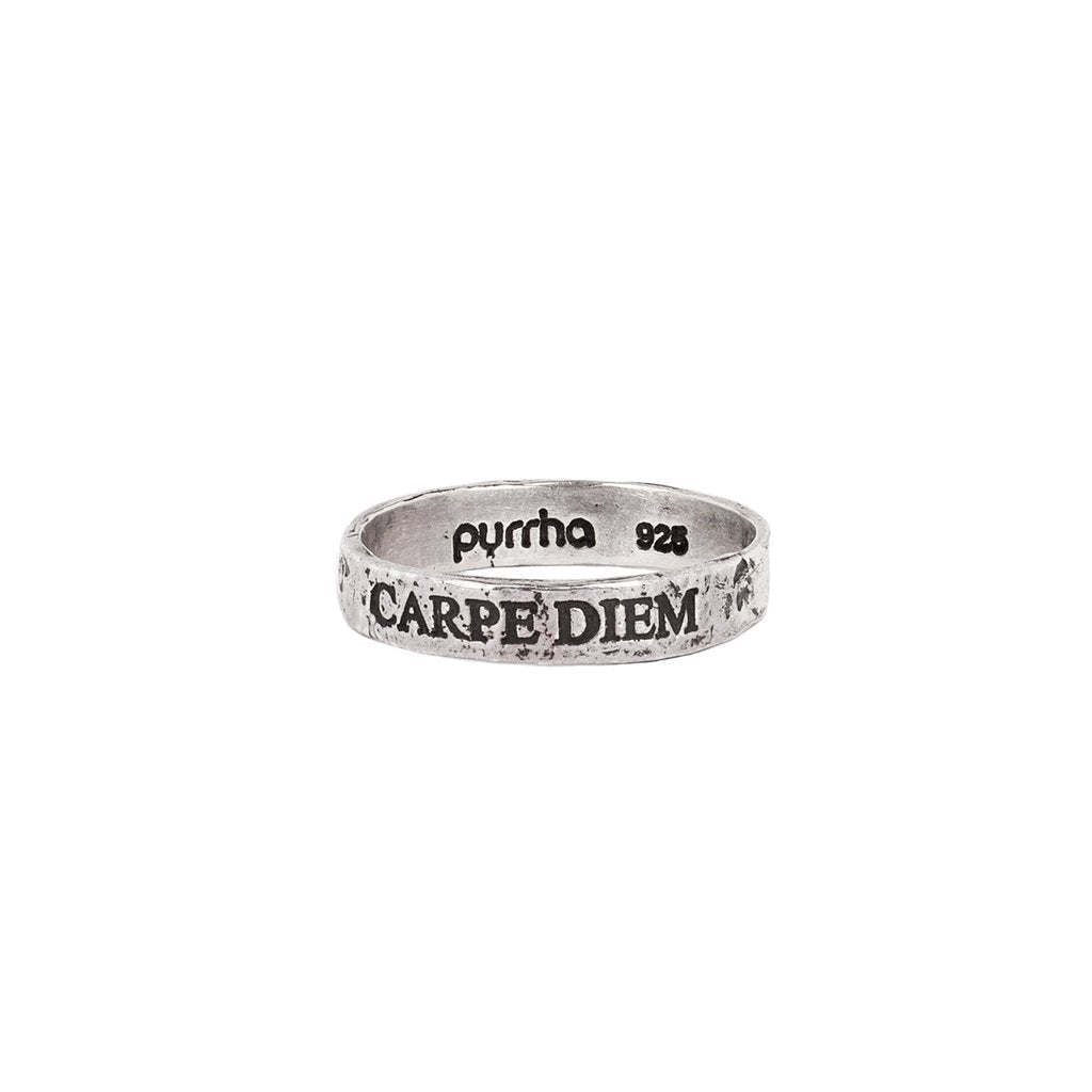 Carpe Diem (Seize the Day) Band Ring