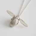 Sterling Silver Bumblebee Necklace | Magpie Jewellery