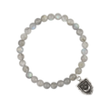 Reflective Appreciation Rutilated Quartz Stone Stretch Bracelet | Magpie Jewellery