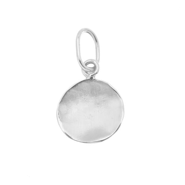 Simple Concave Disc Charm - Magpie Jewellery