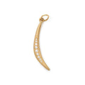 Crescent Diamond Flow Charm - Magpie Jewellery