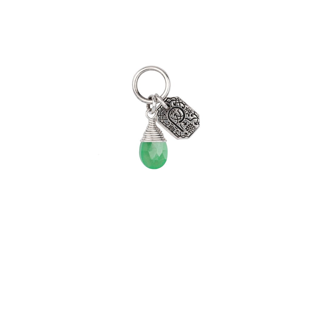 Healing Signature Attraction Charm Chrysoprase | Magpie Jewellery